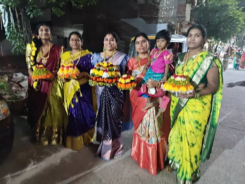 Bathukamma Fest Begins With Floral Splendor In Warangal