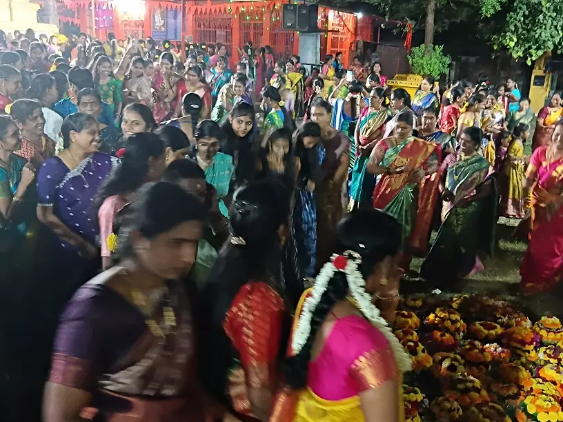 Bathukamma Fest Begins With Floral Splendor In Warangal