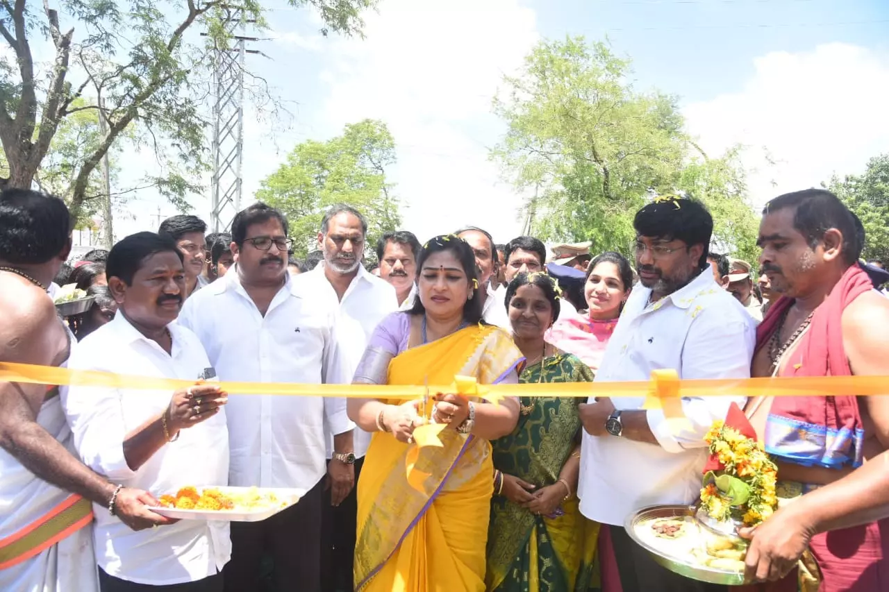 Anitha Mocks Jagan’s Opposition Status Demand; Launches ₹7 Cr Works In Prakasam