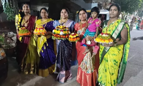 Bathukamma Fest Begins With Floral Splendor In Warangal