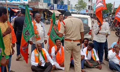 BJP Sees Cong., BRS Nexus In Illegal Sand Mining