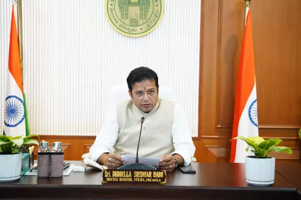 Telangana Rapidly Emerging as India’s Largest Aerospace, Defence Hub: Sridhar Babu