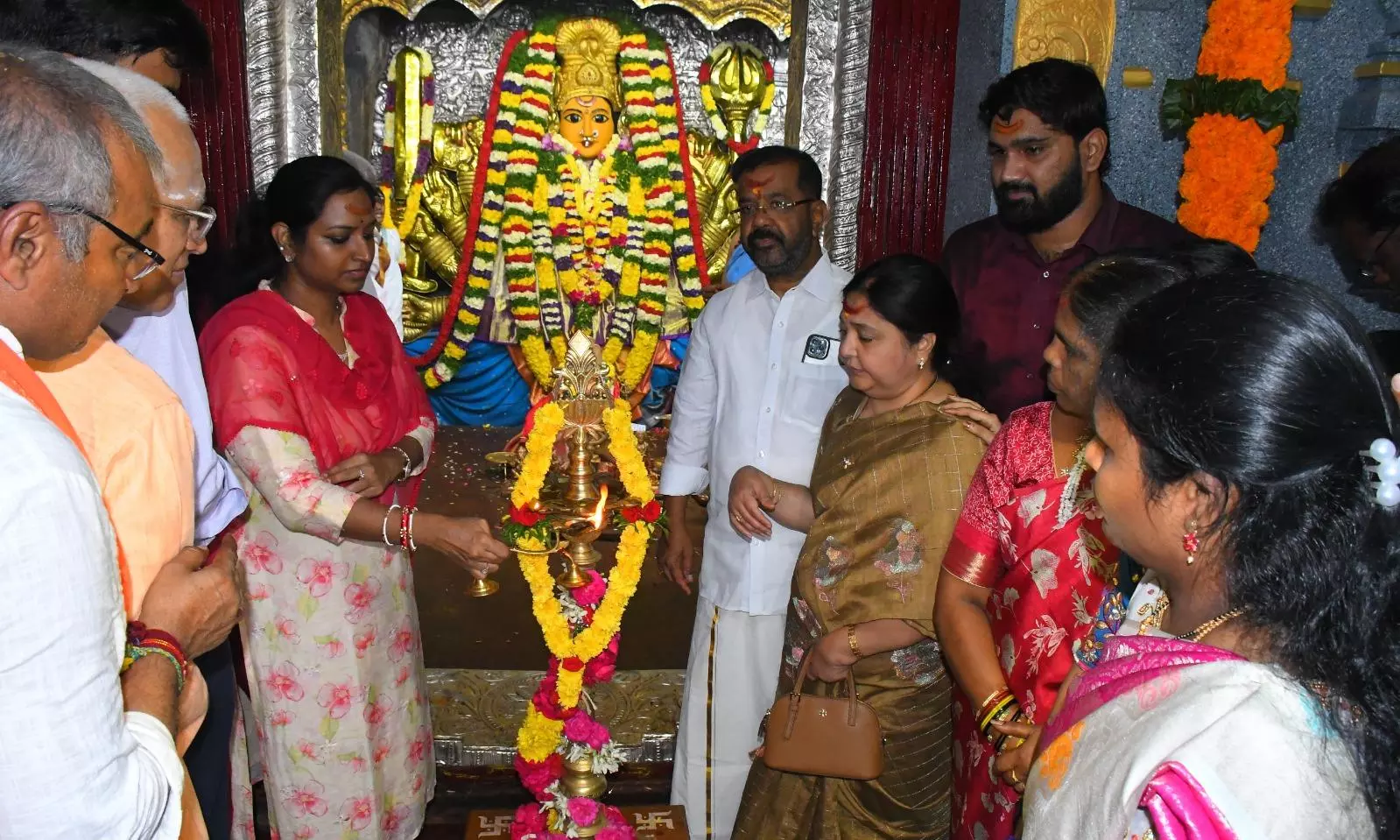 Navratri Mahotsavam Begins at Bhadrakali Temple