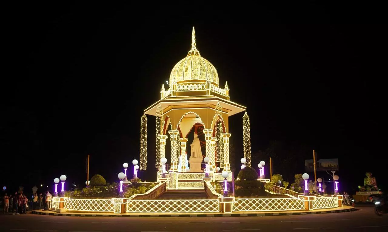 Illumination of Mysuru City Roads to Last for 21 Days, Drone Show for Four Days