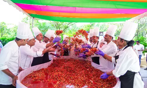 Novotel Hyderabad Airport Unveils 25-Foot-Long Cake at Festive Celebration