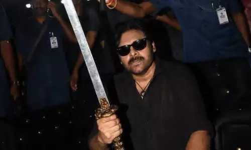 Pawan’s Sword Stunt Turns Risky