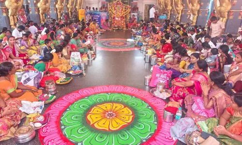 Special Pujas Mark Sharannavaratri At Nellore Temple Special Pujas Mark Sharannavaratri At Nellore Temple