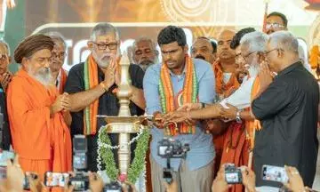 Hindu Outfits Organise Ayyappa Samrakshana Sangamam at Pandalam Hindu Outfits Organise Ayyappa Samrakshana Sangamam at Pandalam