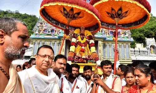Grand Start to Dasara Festivities in Indrakeeladri Temple