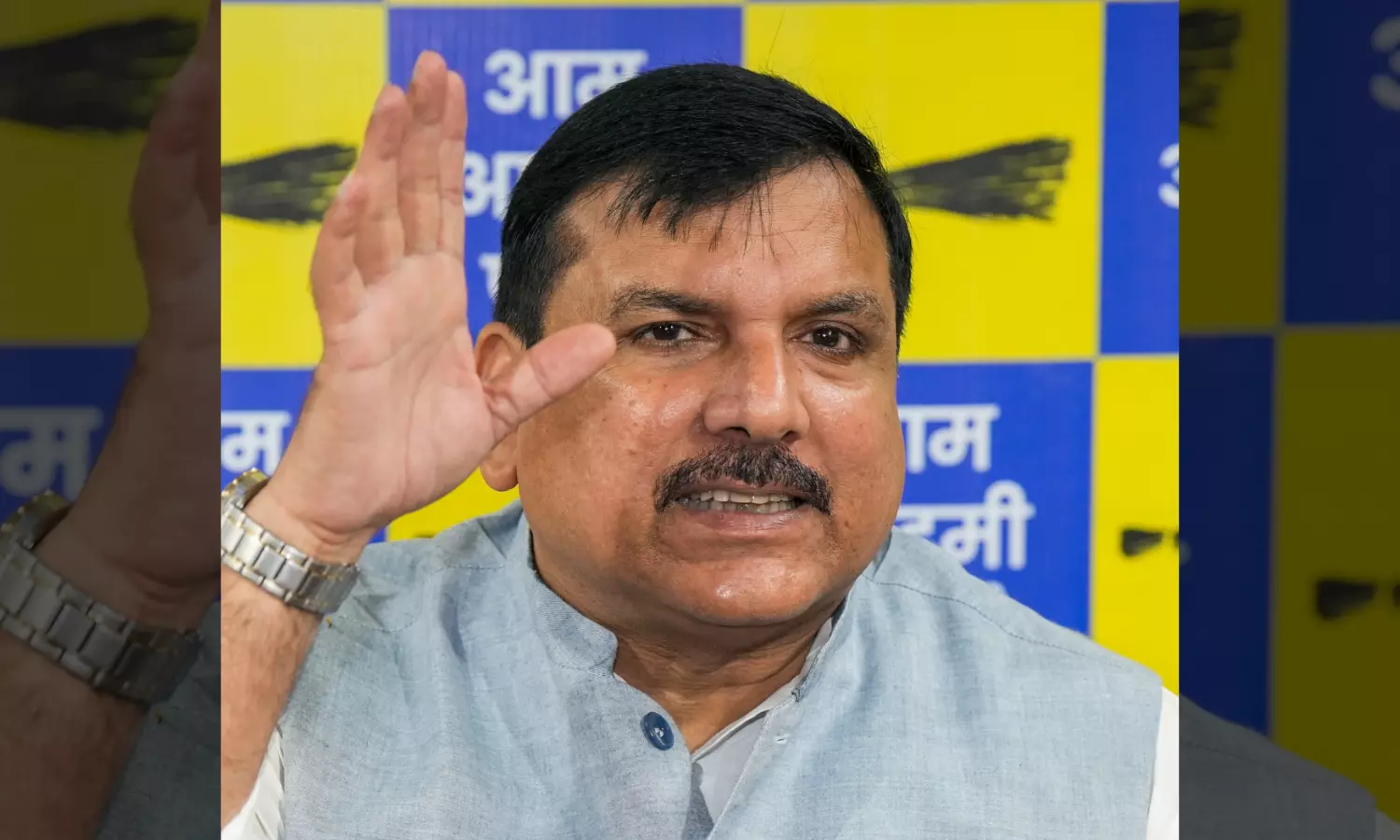 AAP’s Sanjay Singh Slams ‘Bachat Utsav’, Calls GST Burden on Common People