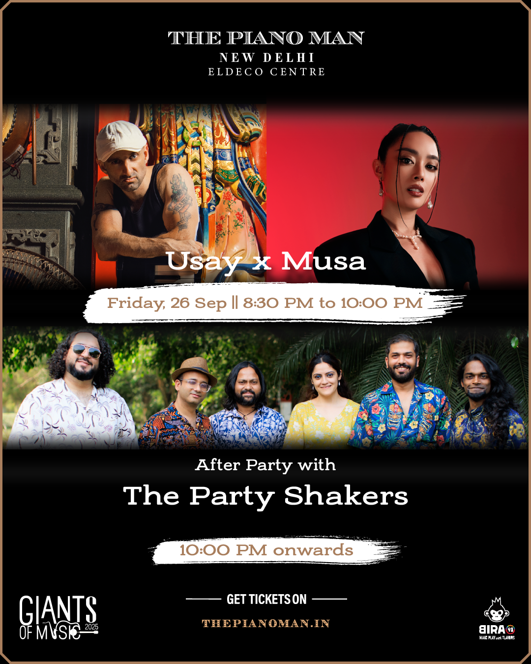 Usay, Musa and The Party Shakers to Perform in Delhi