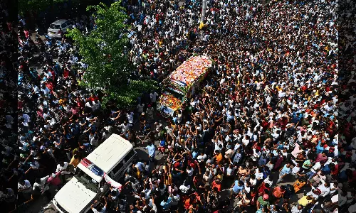 Zubeen Garg’s Mortal Remains Taken for Final Rites Zubeen Garg’s Mortal Remains Taken for Final Rites