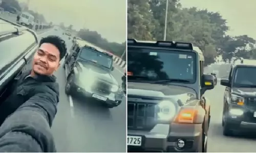 Bhubaneswar Youth Booked For Dangerous Reel Stunt On Moving Car; Vehicle Seized, Fine Imposed Under MV Act