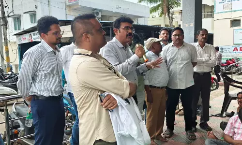 Doctors Protest Attack on Mahbubabad Hospital Staff