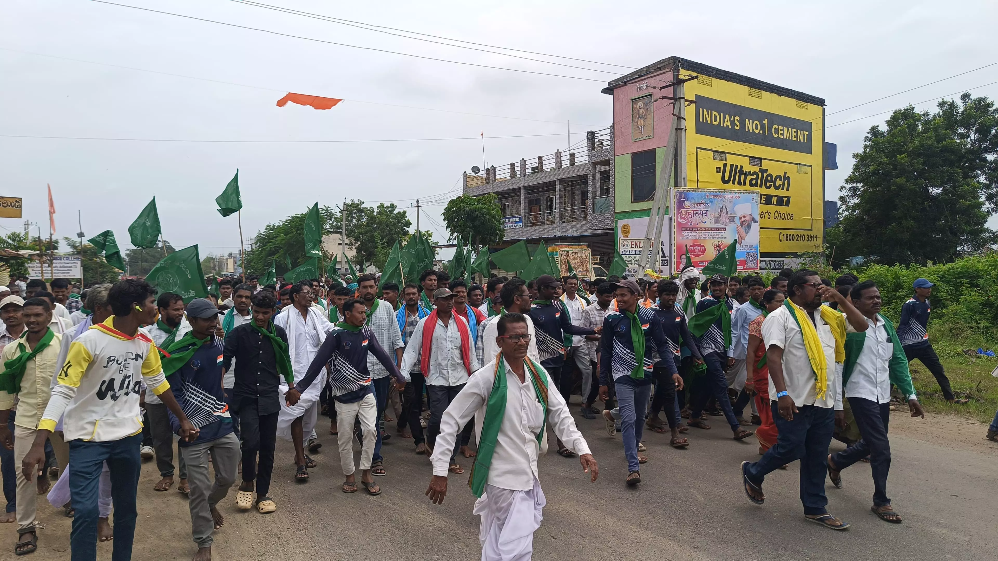 Adivasis Rally For Removal Of Lambadas From ST List