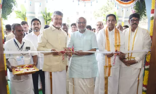 VP, AP CM Launch New Pilgrim Complex and ICCC in Tirumala
