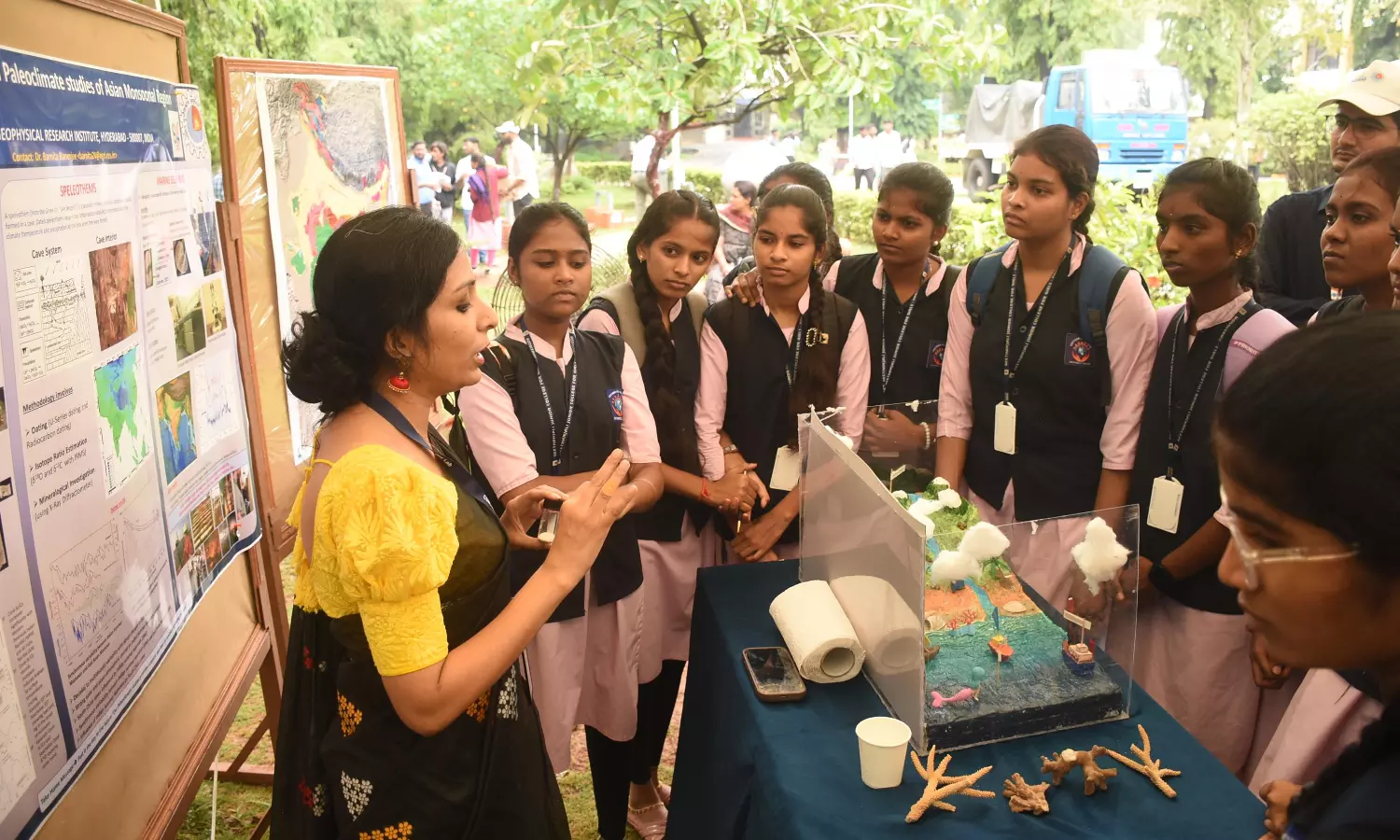 Students From All Over The City Take Part In Open Day CSIR NGRI On Friday