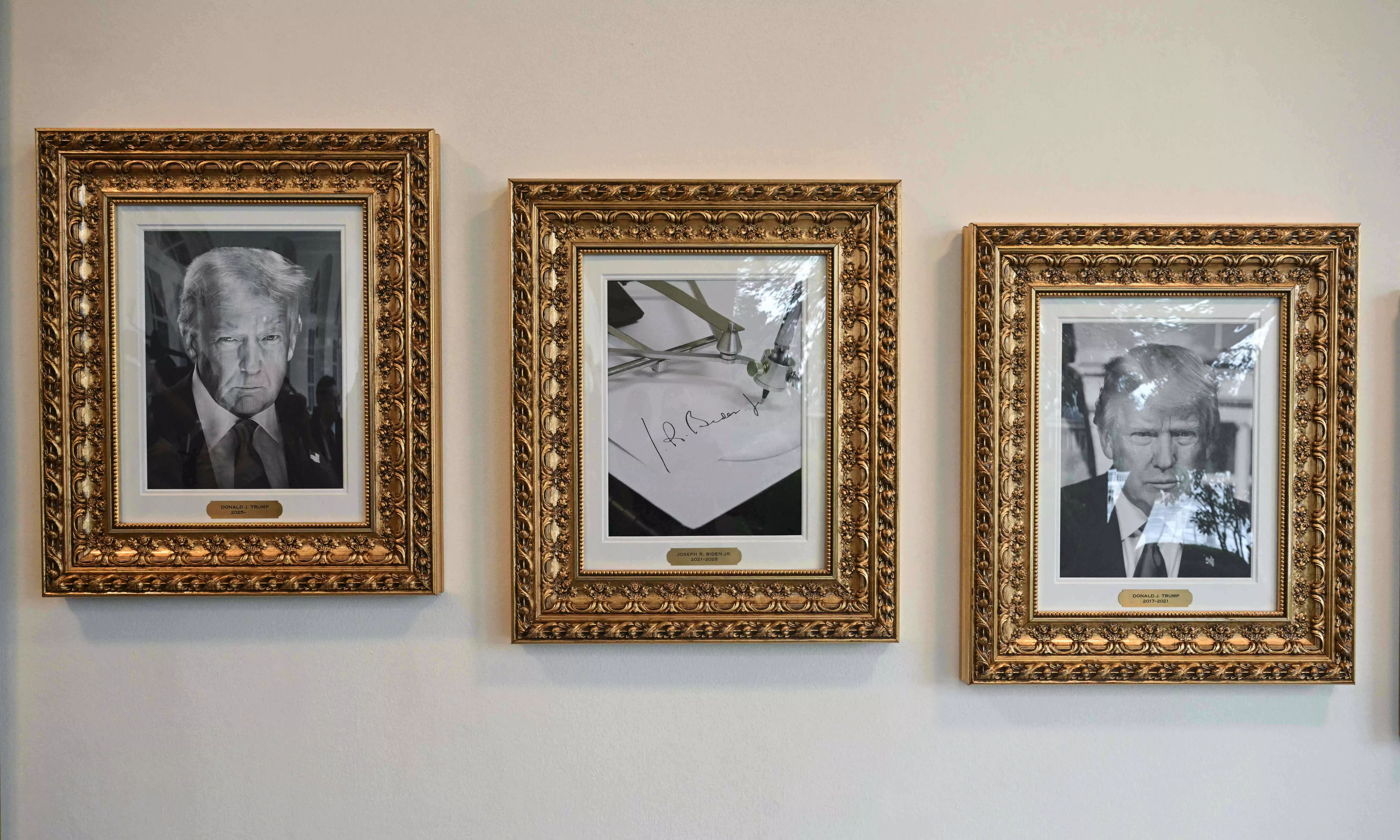 Trump Snubs Biden With Autopen Photo on New Presidential Walk of Fame