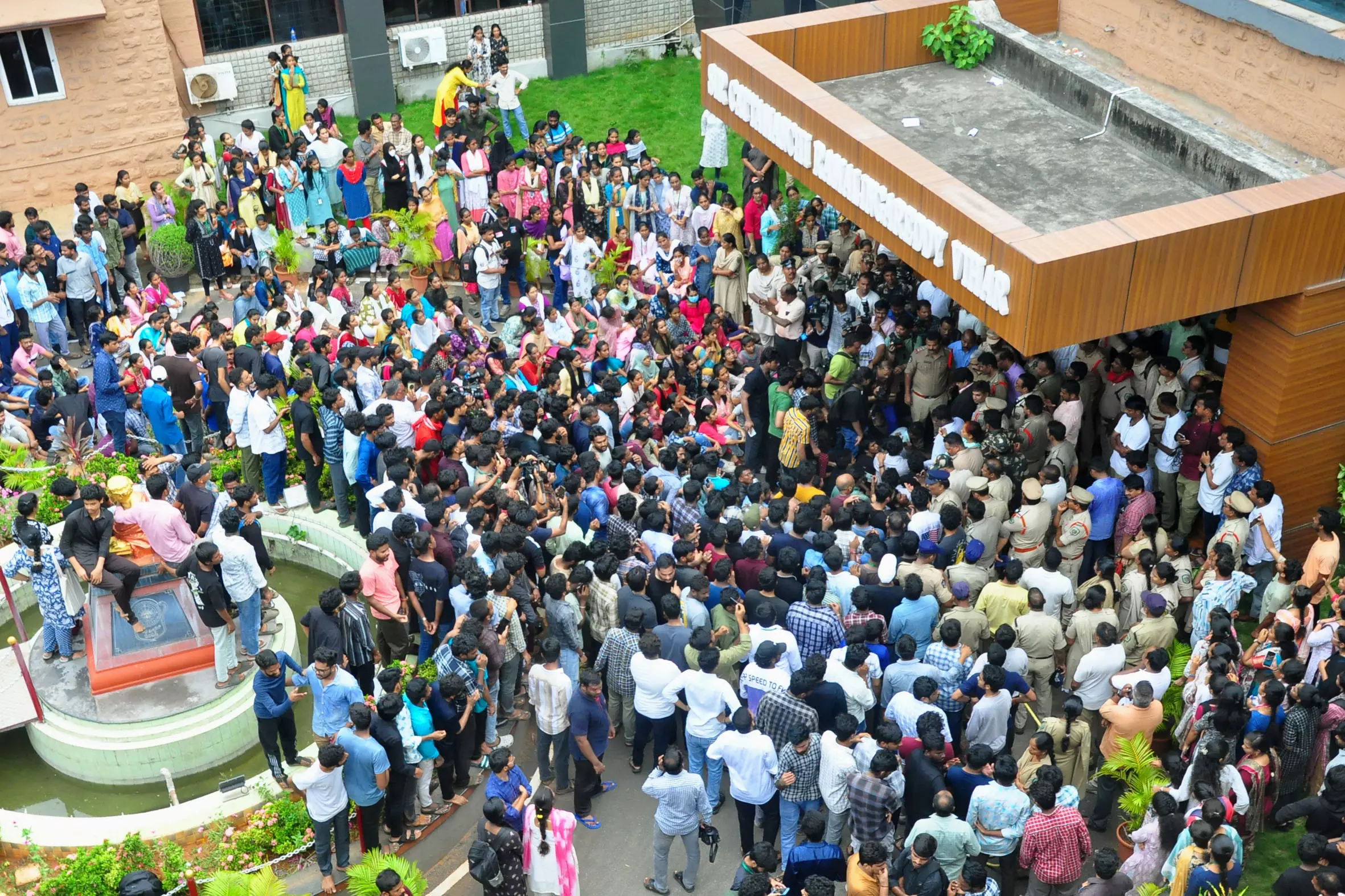 Protests at Andhra University End After Collectors Intervention