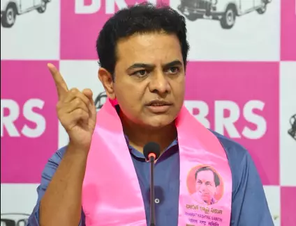 KTR Attacks Revanth On L&T’s Exit From Metro