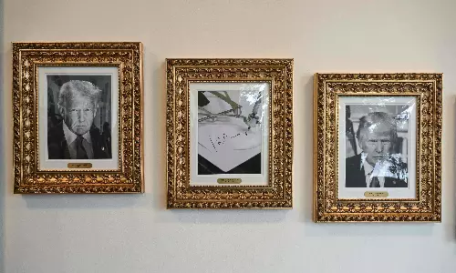 Trump Snubs Biden With Autopen Photo on New Presidential Walk of Fame