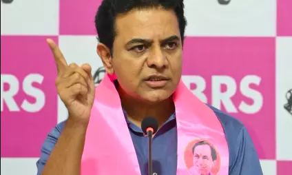 KTR Attacks Revanth On L&T’s Exit From Metro