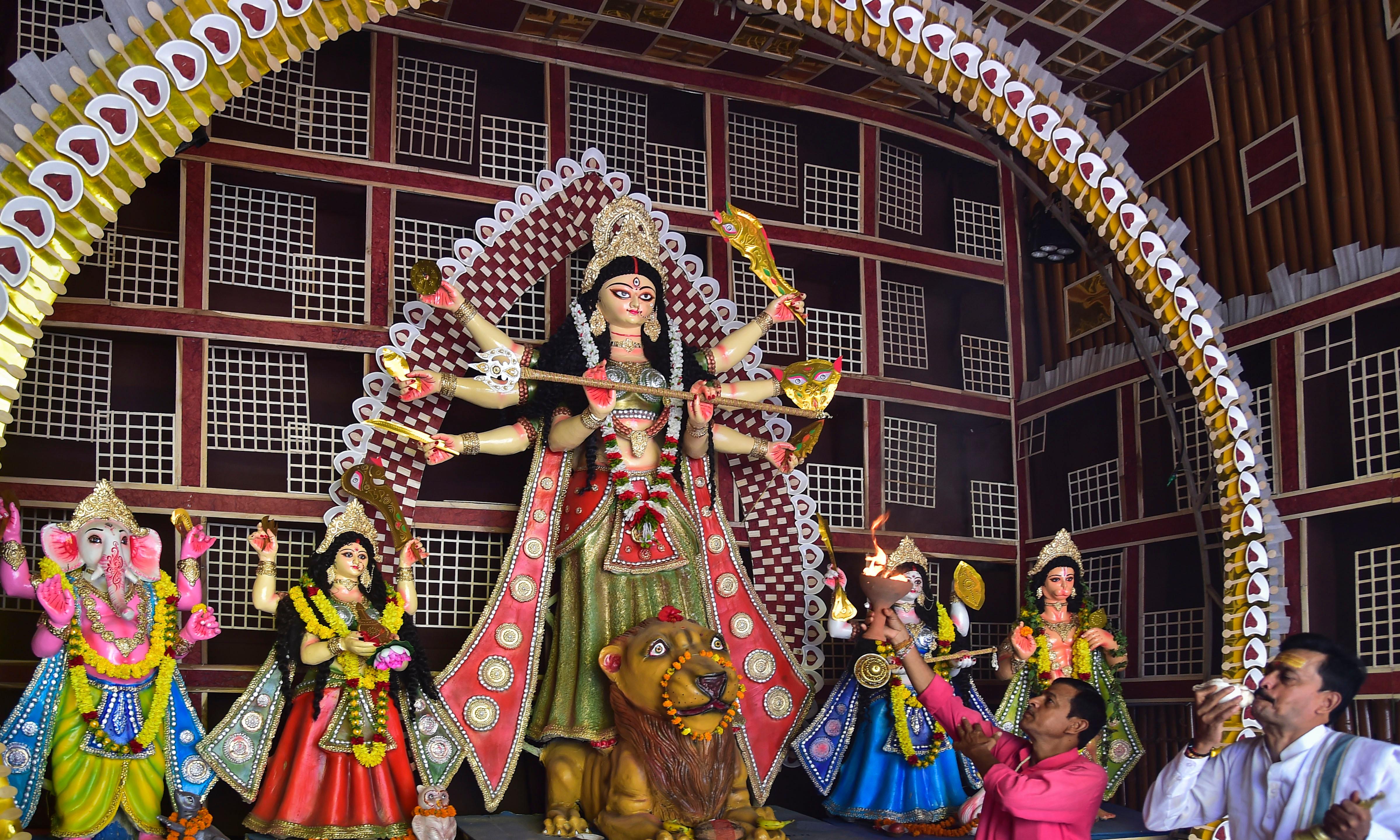 Durga Puja: Diverse Forms Depicted in Kolkata Pandals