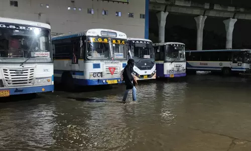 MGBS Flooded, RTC Shifts Bus Services to Other Locations