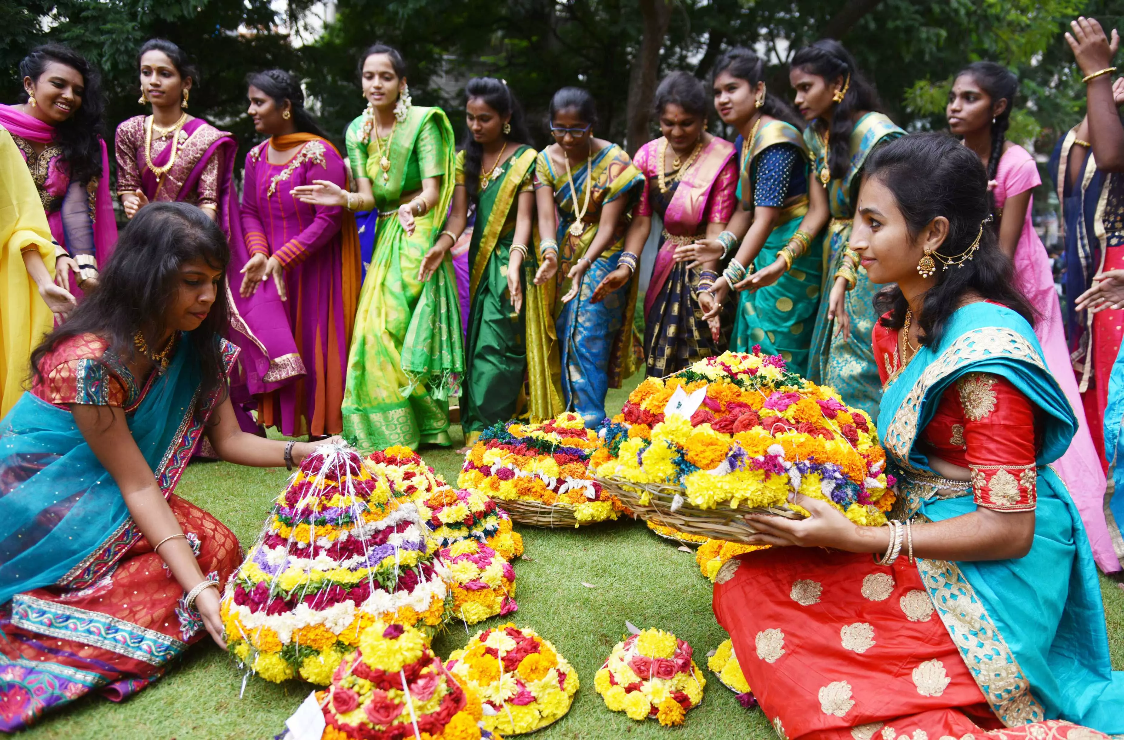 Telangana Gears Up for Saddula Bathukamma on September 30 Telangana Gears Up for Saddula Bathukamma on September 30