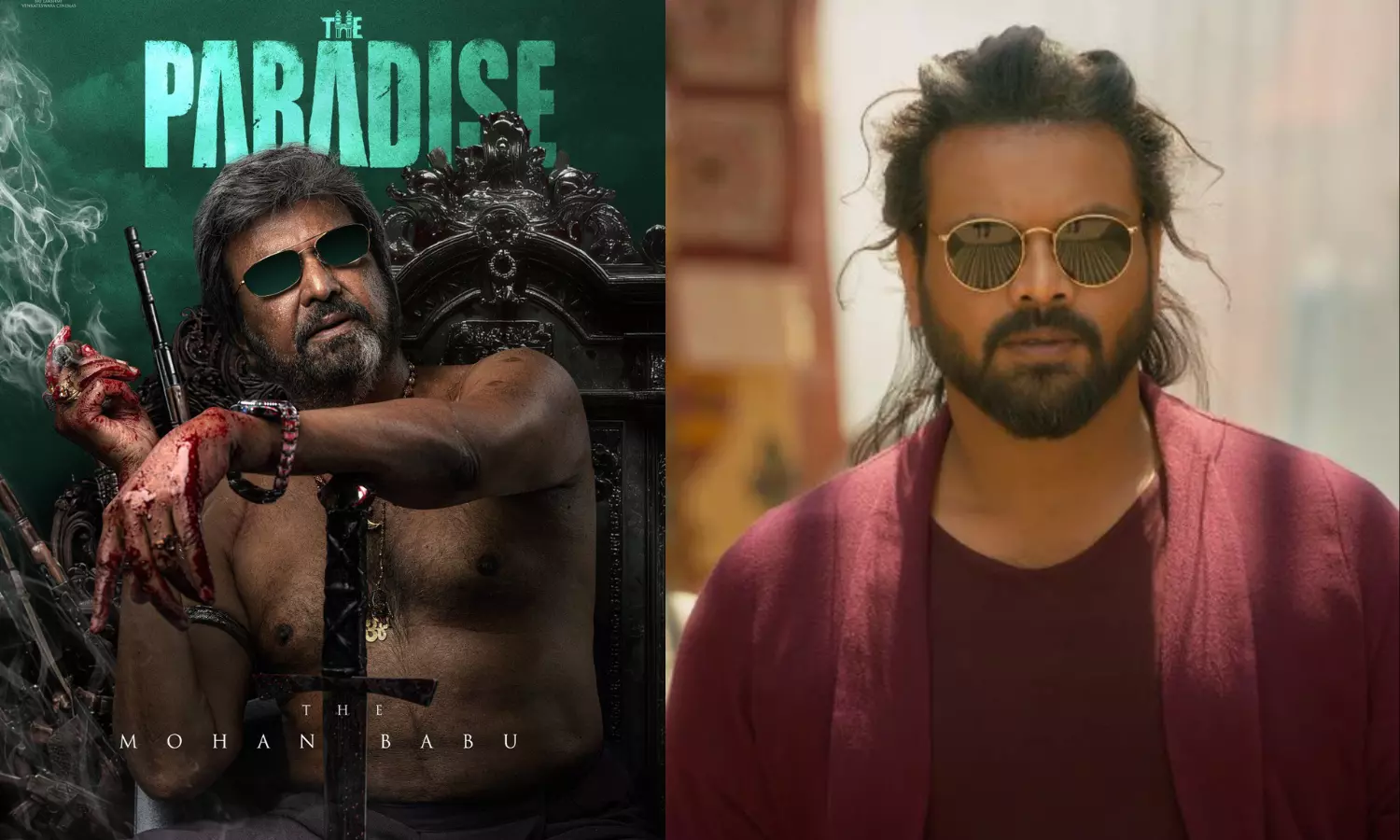 Father-Son Duo Mohan Babu, Manoj Babu Share the Villains Page