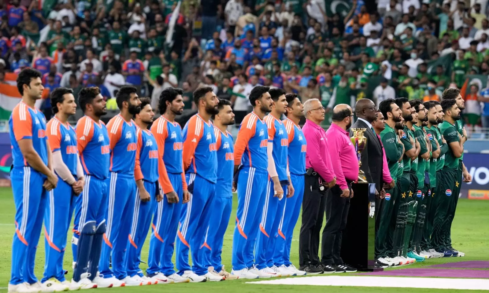 Shaheen Afridi, Haris Rauf Disrespect Indias National Anthem At Asia Cup Final