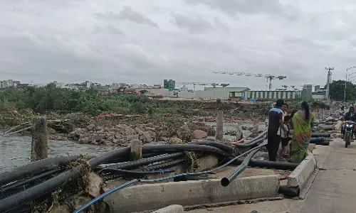 Flooded ORR Service Road Turns Functional Again