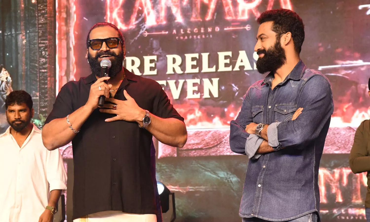 Jr NTR Recalls Rishab Shettys Help During Pilgrimage Jr NTR Recalls Rishab Shettys Help During Pilgrimage