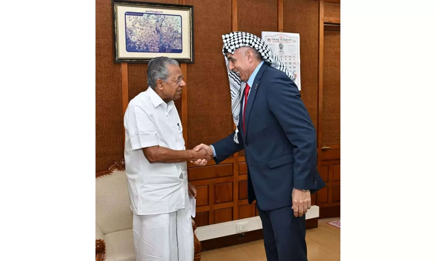 Kerala CM Expresses Solidarity With Palestinians