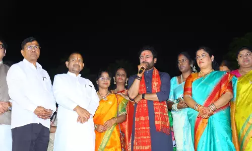 Kishan Hails Bathukamma, Women’s Spirit