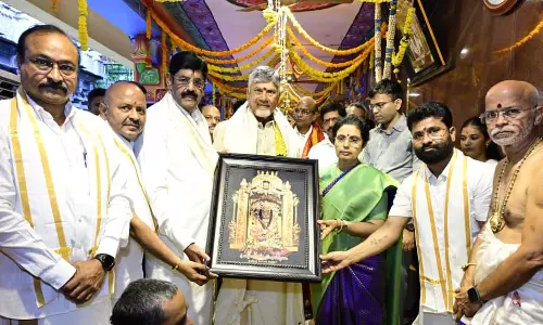 CM Naidu Prays to Goddess Durga for Well-being of People