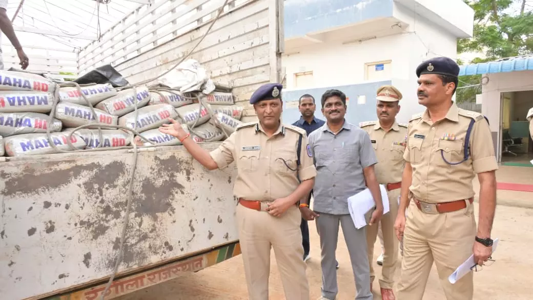 Drug Racket Busted, 1,210 kg Ganja Seized in Hyderabad