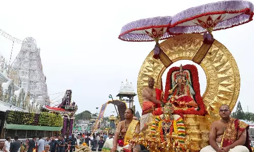 Tirumala Brahmotsavams: Devotees See Twin Spectacles on Seventh Day