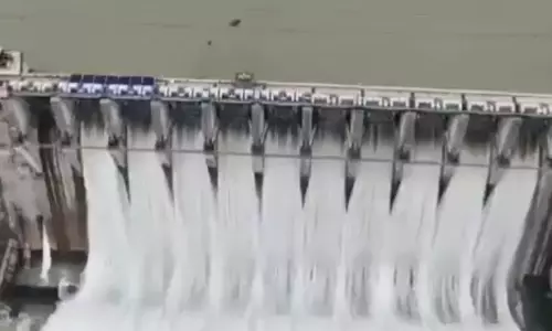 Srisailam Releases Massive Outflows