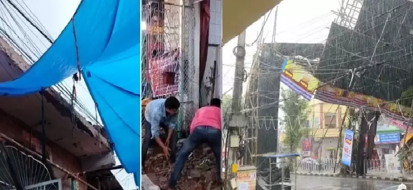 Ceiling Collapse At Odisha Puja Mandap Injures Three; Light Gate Mishap Adds To Safety Concerns Ceiling Collapse At Odisha Puja Mandap Injures Three; Light Gate Mishap Adds To Safety Concerns