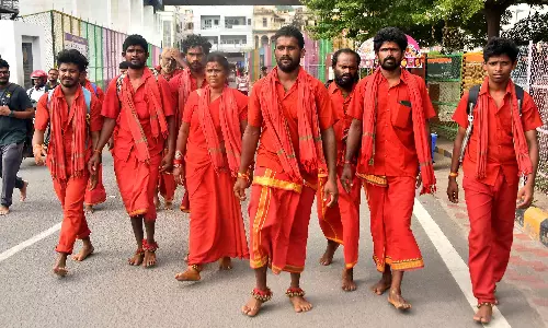 Special Queue Lines for Bhavani Devotees at Durga Temple