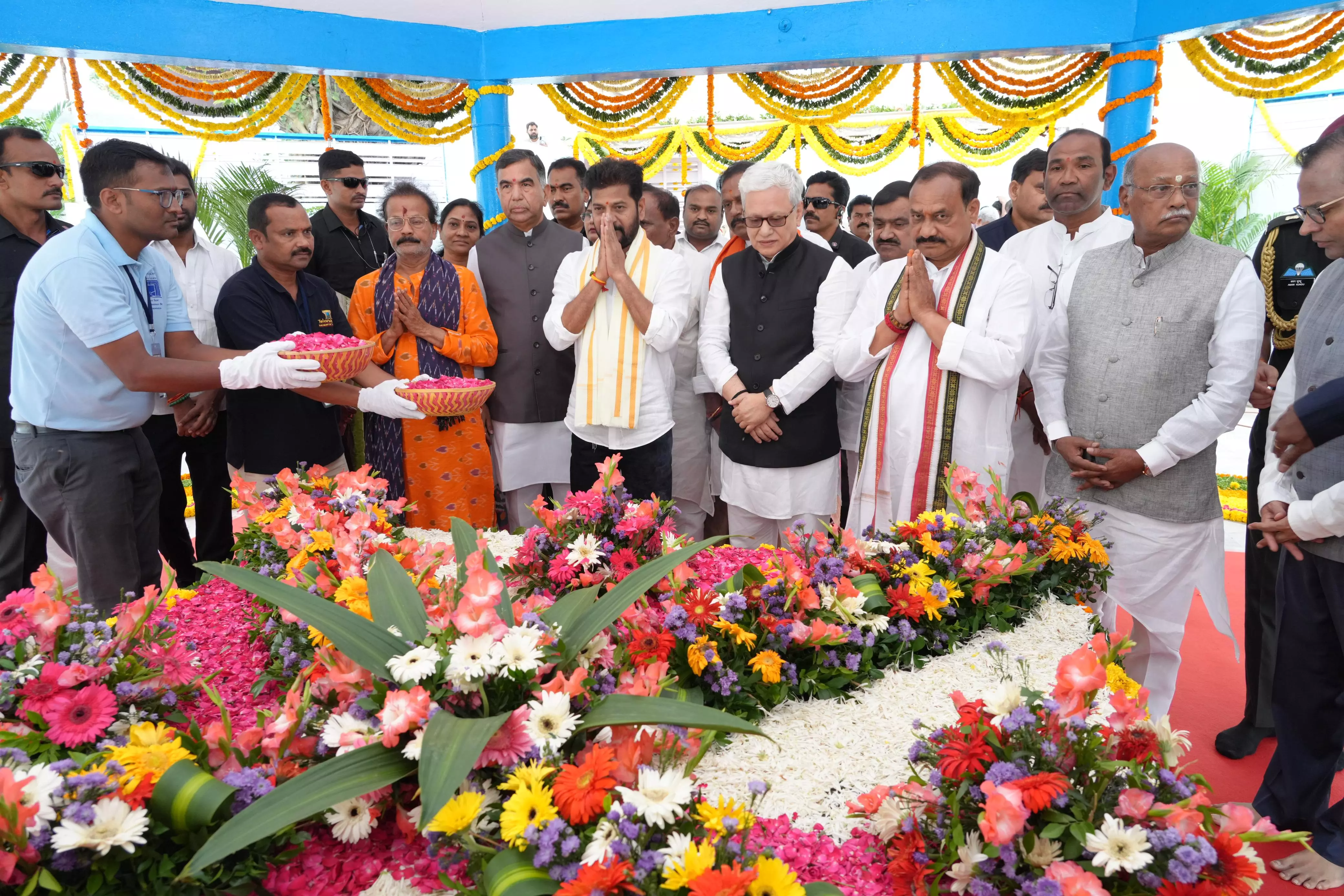 CM Revanth Pay Homage To Mahatma Gandhi On Birth Anniversary