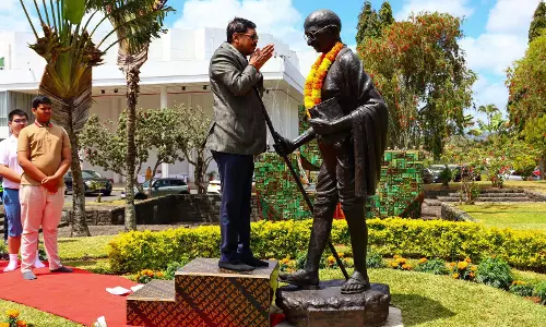 CJI Gavai Participates in Gandhi Jayanti Celebrations in Mauritius