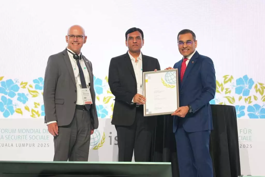 India Gets Prestigious ISSA Award 2025 for Outstanding Achievement in Social Security
