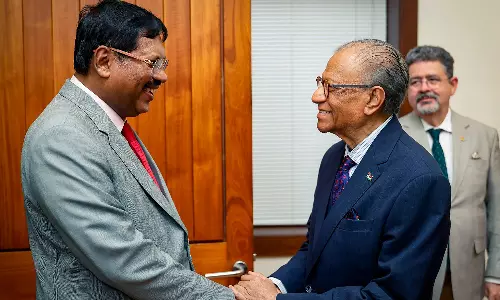 CJI B R Gavai on 3-Day Visit to Mauritius; Meets President, PM