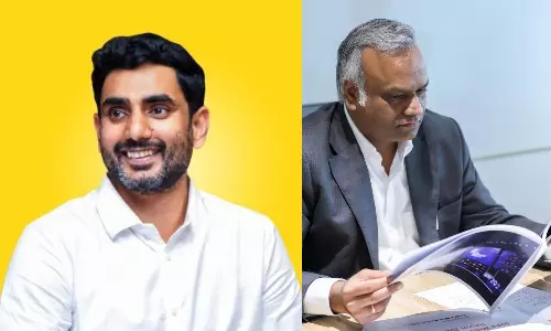 Priyank Kharge, Nara Lokesh Spar Over Investments For States Priyank Kharge, Nara Lokesh Spar Over Investments For States