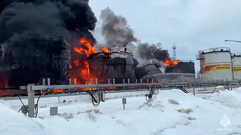 Russia Launches Massive Strikes on Ukraines Gas Sites