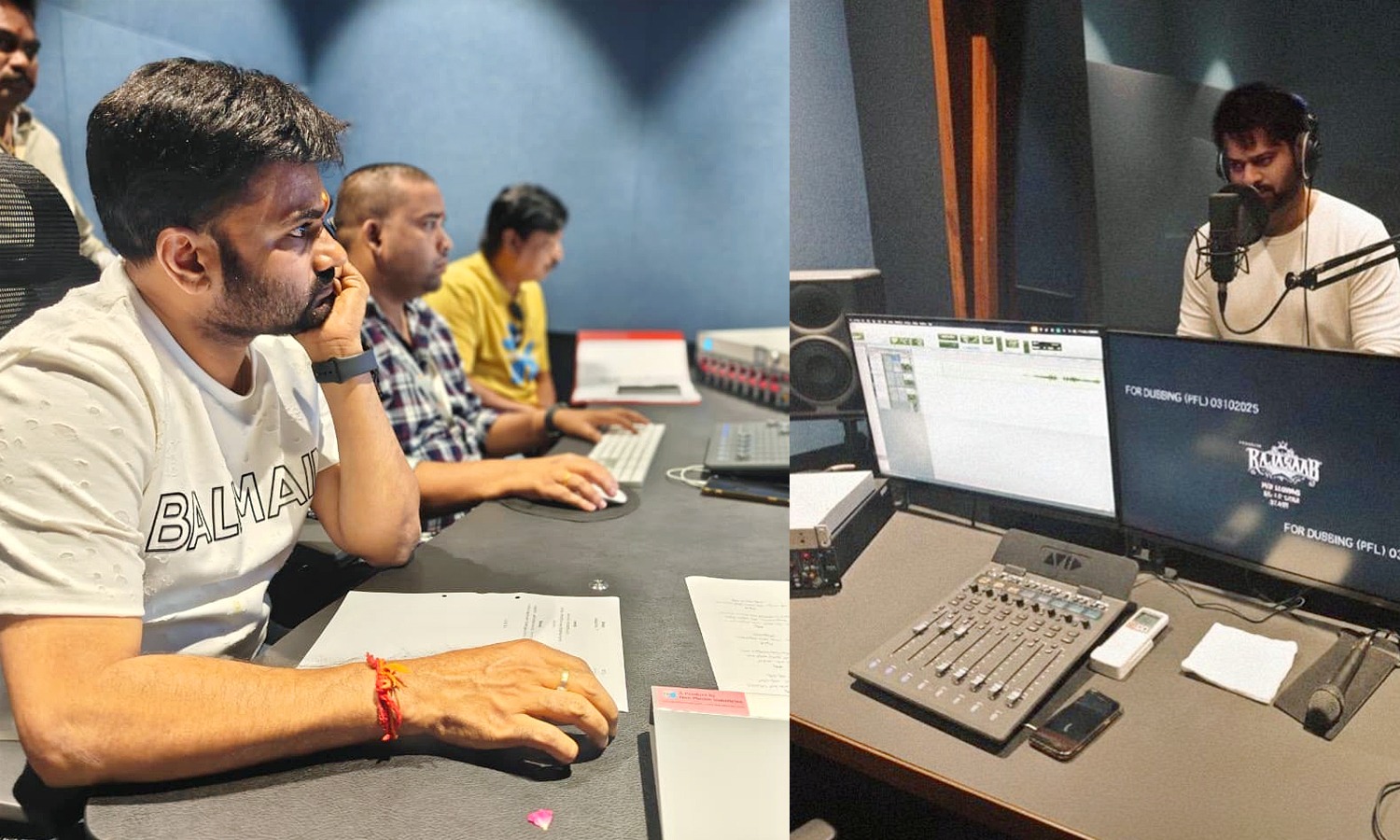 Dubbing Begins for Prabhas' 'The Raja Saab'