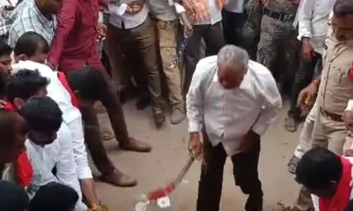 Goat Sacrifice On Gandhi Jayanti Under Police Watch Sparks Outrage In Warangal’s Narsampet