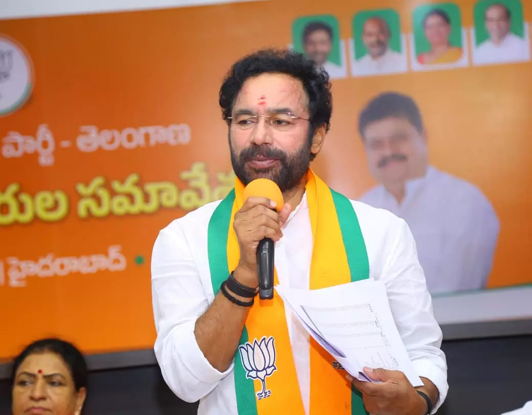 Kishan Reddy Accuses CM Revanth Of Divisive Politics Kishan Reddy Accuses CM Revanth Of Divisive Politics